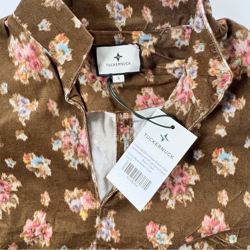 Tuckernuck Hazel Bouquet Corduroy Clifton Dress | SMALL NWT - Picture 7 of 11